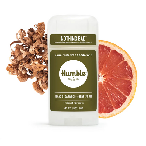 Humble® Texas Cedarwood & Grapefruit Original Deodorant - 2.5 oz