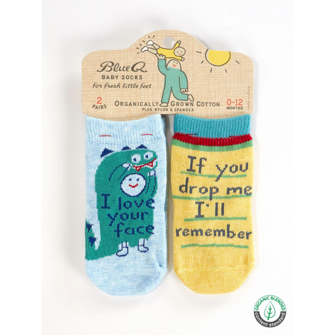 I Love Your Face/ If You Drop Me I'll Remember Baby Socks