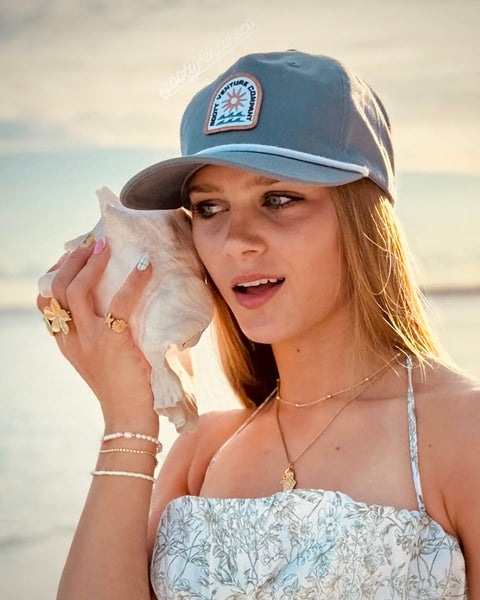 Shoreline Patch Snap Back Hat - Sooty Venture Co.