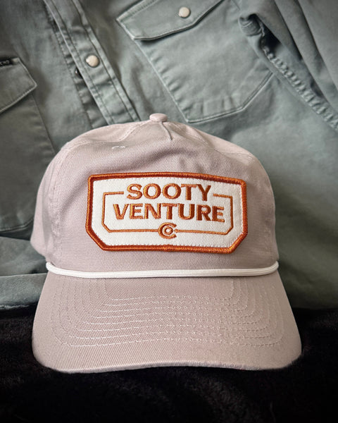 Sooty Patch Snap Back Rope Hat - Sooty Venture Co.