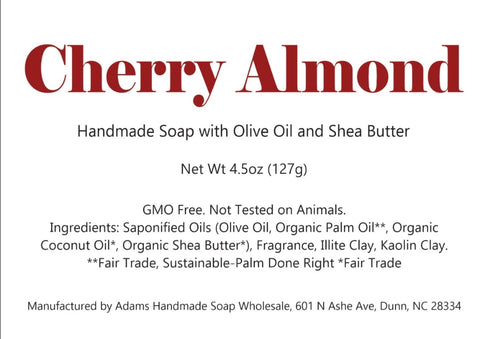 Soap- Cherry Almond, 1 inch thick