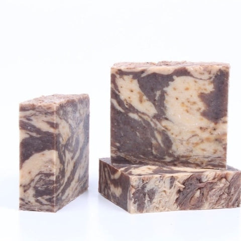 Soap-Coffee and Cream, 1 inch thick bars