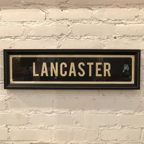 Lancaster Street Sign Wall Art - Spicher & Co.