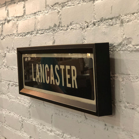 Lancaster Street Sign Wall Art - Spicher & Co.