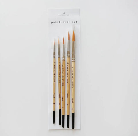 Watercolor Paintbrush Set