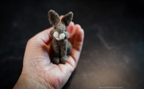 Rabbit Needle Felting Kit