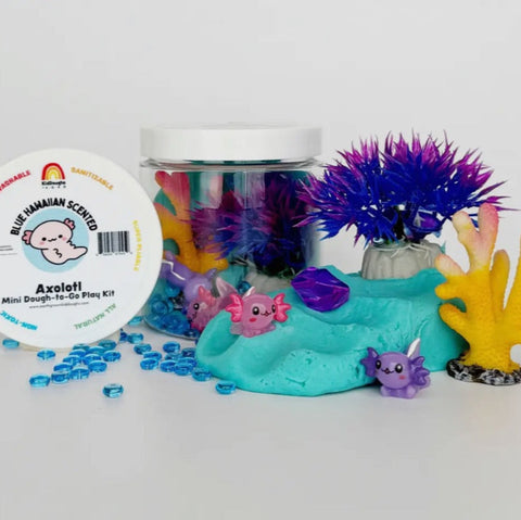 Axolotl Mini "Dough-To-Go" KidDough - EarthGrown KidDough