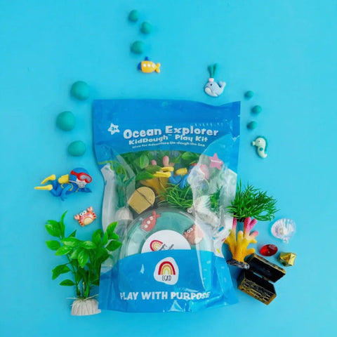 Ocean Explorer KidDough Play Kit - Earthgrown KidDough