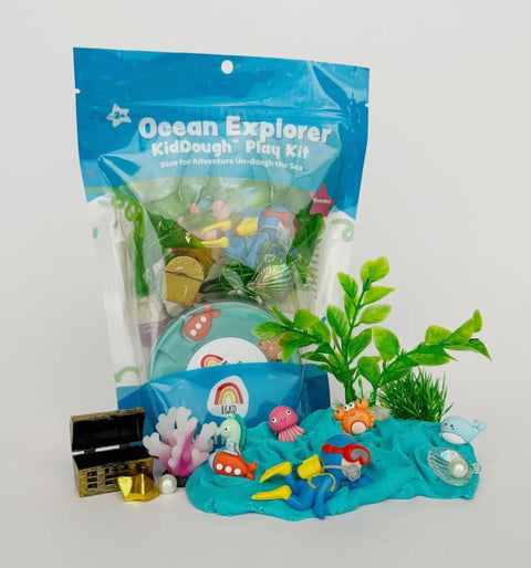 Ocean Explorer KidDough Play Kit - Earthgrown KidDough