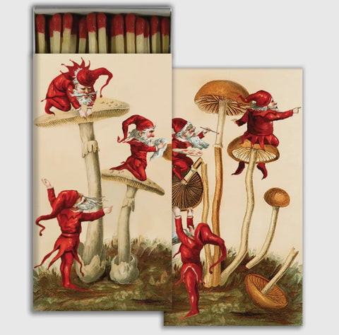 Matches- Merry Mushrooms, 4.5 x 2.25 x 0.75