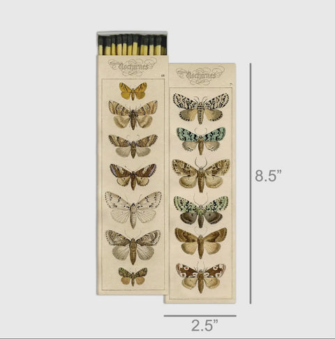 Matches- Moths, 8.5 x 2.5. 0.75