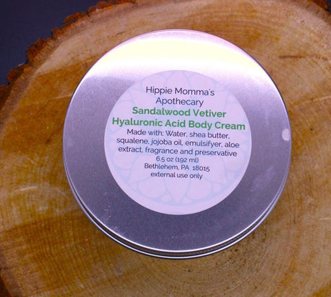 Sandalwood Vetiver Body Cream, 6.5 oz