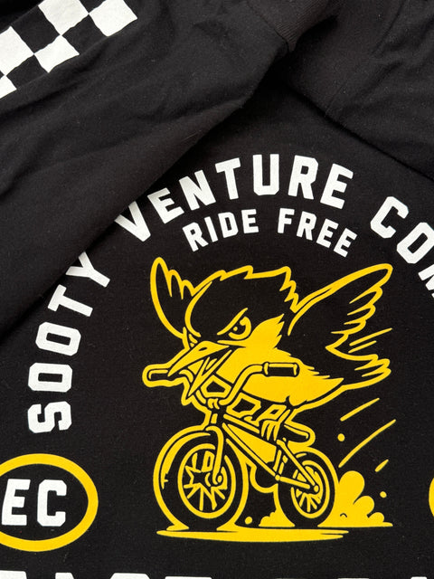Youth Ride Free Long Sleeve Tee - Sooty Venture Co.