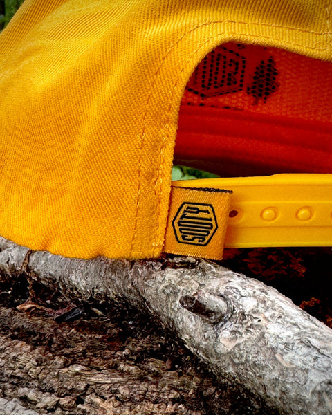Outbound Unstructured Snapback Hat Yellow - Sooty Venture Co.