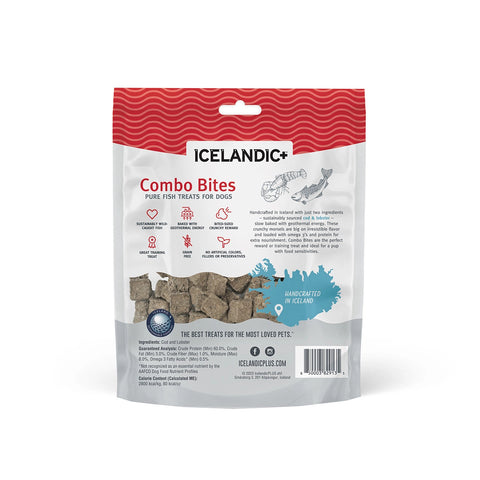 Icelandic+ Cod & Lobster Combo Bites Pure Fish Treats For Dogs