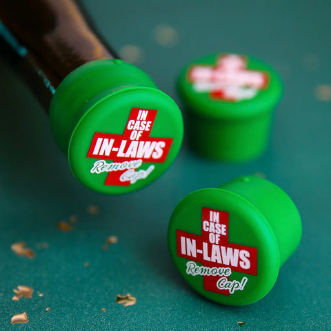 In Case Of In-Laws Wine Cap - CapaBunga®