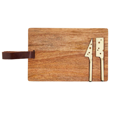 Integrated Cheese Utensil Board Set