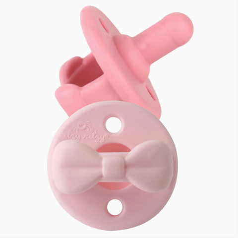 Itzy Ritzy Sweetie Soother™ Pacifier Set - Pink Bows