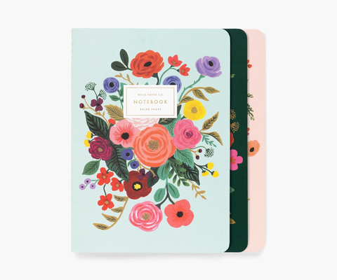 Garden Party Set of 3 Assorted Notebooks - Rifle Paper Co