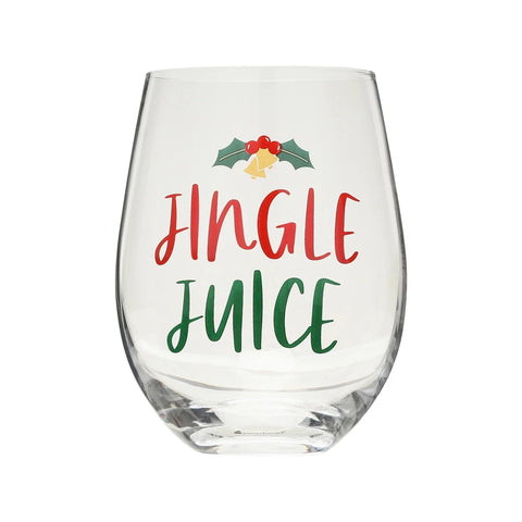 Jingle Juice Wine Glass