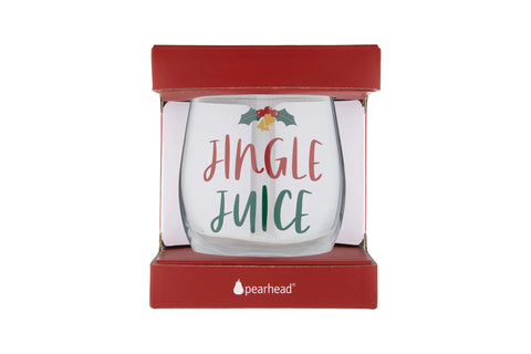 Jingle Juice Wine Glass