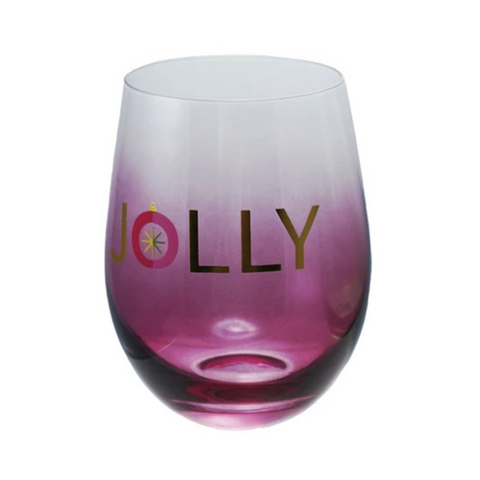 Jolly Stemless Wine Glass