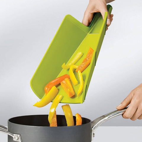Joseph Joseph Chop2Pot™ Plus Regular Folding Cutting Board - Green