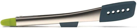 Joseph Joseph Elevate™ Silicone + Steel Tongs - Gray/Green