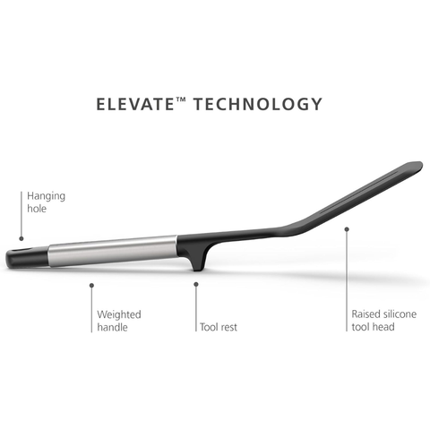 Joseph Joseph Elevate™ Stainless-Steel + Silicone Slotted Turner