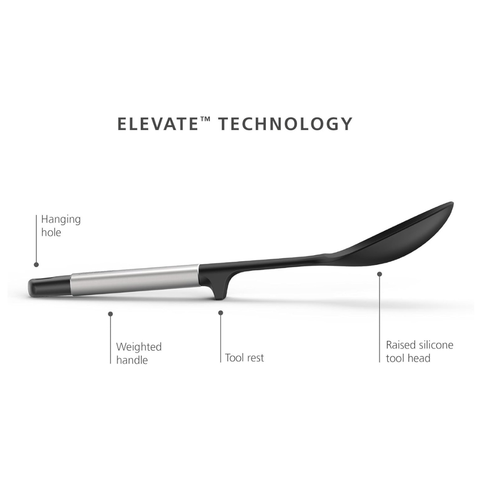 Joseph Joseph Elevate™ Stainless-Steel + Silicone Solid Spoon