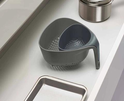 Joseph Joseph Nest™ 2-piece Gray Colander Set