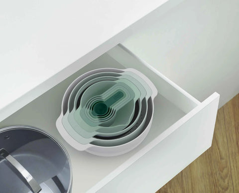Joseph Joseph Nest™ 9 Plus Green Bowl Set - Sage