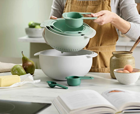 Joseph Joseph Nest™ 9 Plus Green Bowl Set - Sage