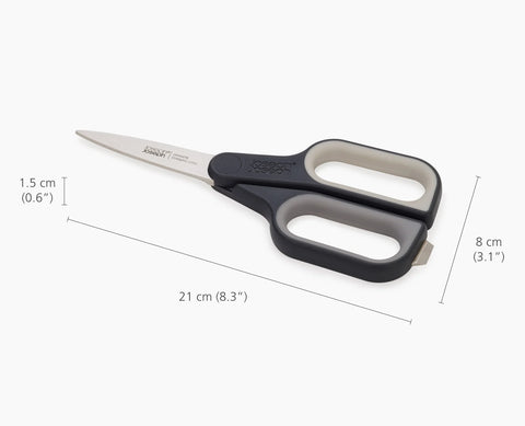 Joseph Joseph PlusCut™ Gray Scissors with Integrated Box Cutter