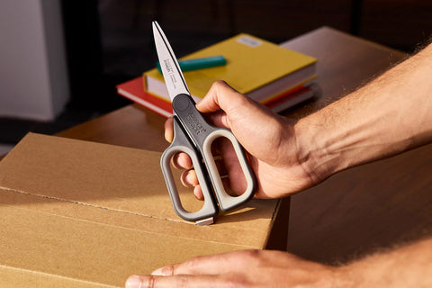 Joseph Joseph PlusCut™ Gray Scissors with Integrated Box Cutter
