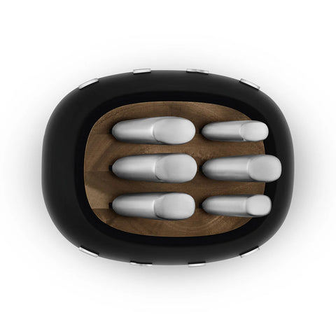 SMEG Knife Block Set, Black