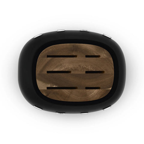 SMEG Knife Block Set, Black