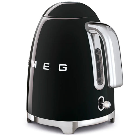 SMEG 7 Cup Retro Style Electric Tea Kettle, Black