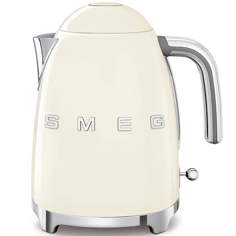 SMEG 7 Cup Retro Style Electric Tea Kettle, Cream