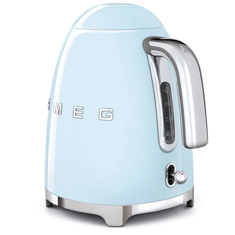 SMEG 7 Cup Retro Style Electric Tea Kettle, Pastel Blue