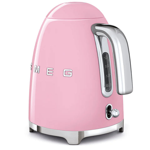 SMEG 7 Cup Retro Style Electric Tea Kettle, Pink