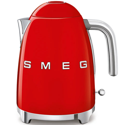 SMEG 7 Cup Retro Style Electric Tea Kettle, Red