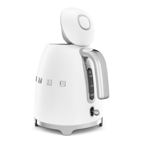 SMEG 7 Cup Retro Style Electric Tea Kettle, Matte White