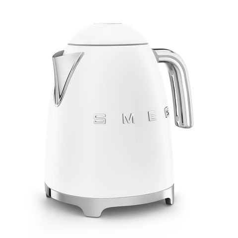 SMEG 7 Cup Retro Style Electric Tea Kettle, Matte White