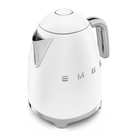 SMEG 7 Cup Retro Style Electric Tea Kettle, Matte White