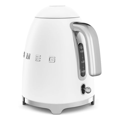 SMEG 7 Cup Retro Style Electric Tea Kettle, Matte White