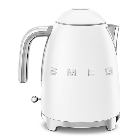SMEG 7 Cup Retro Style Electric Tea Kettle, Matte White