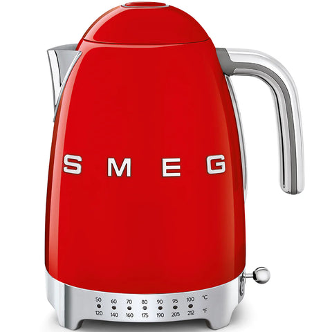 SMEG Retro Style Variable Temperature Kettle, Red