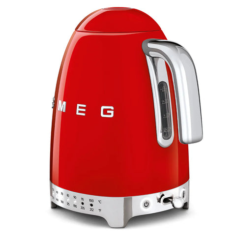 SMEG Retro Style Variable Temperature Kettle, Red