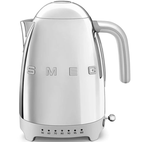 SMEG Retro Style Variable Temperature Kettle, Stainless Steel
